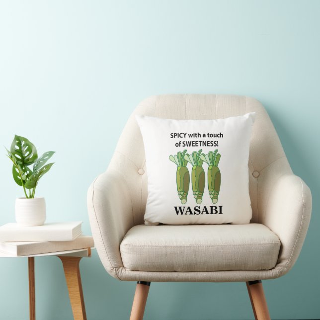Wasabi scharf mit einer Touch von Süße Wasabi Kissen (Stuhl )