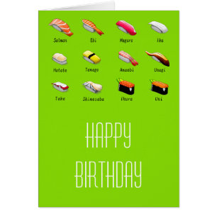 Wasabi Sushi Japanisch niedliches Essen