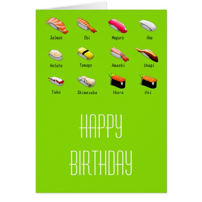 Wasabi Sushi Japanisch niedliches Essen (Vorne)