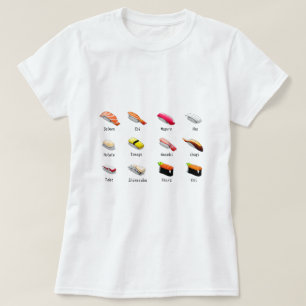 Wasabi Sushi Japanisch niedliches Essen T-Shirt