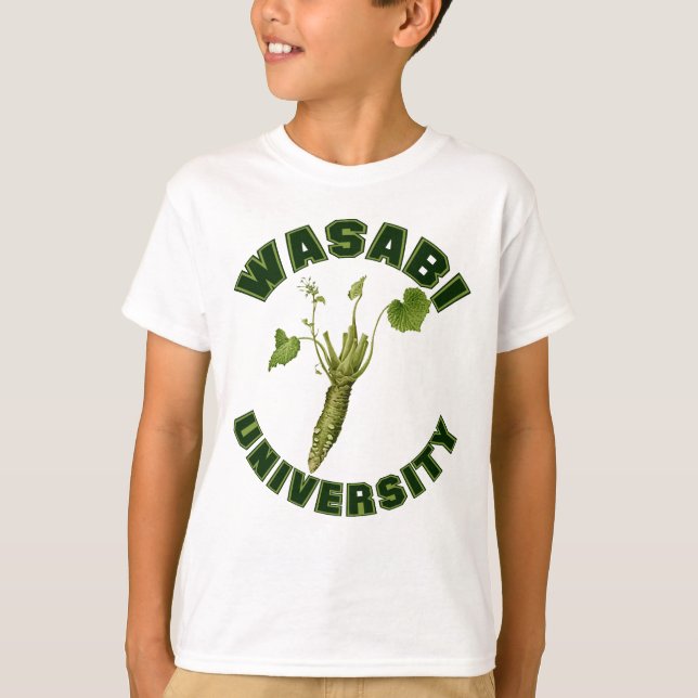 Wasabi-Universität T-Shirt (Vorderseite)