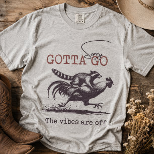 Wasabi-Vibes sind daneben Waschbär T-Shirt