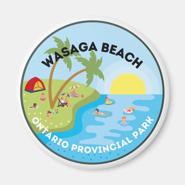 Wasaga Beach Ontario Provincial Park Magnet (Vorne)