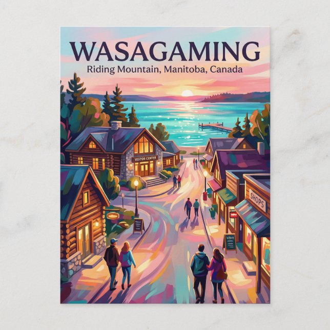Wasagaming Kanada Postkarte (Vorderseite)