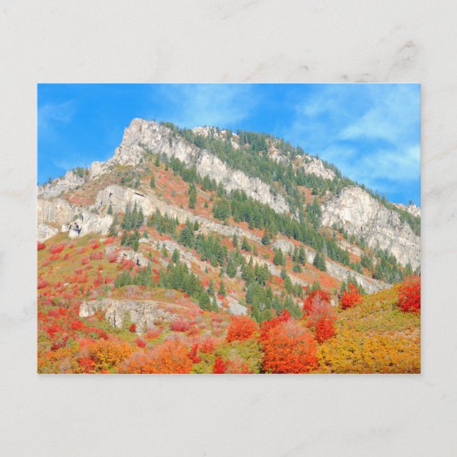Wasatch Front Mountains, Utah Postkarte (Vorderseite)