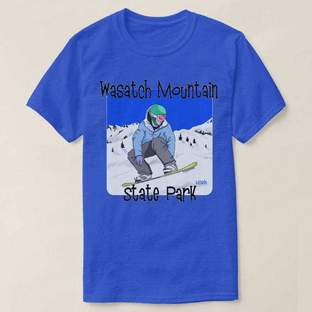 Wasatch Mountain Staat Park Utah T-Shirt (Design vorne)