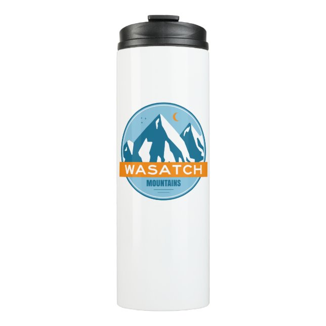Wasatch Mountains Utah Thermosbecher (Vorderseite)