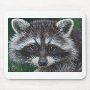 Waschbär #3 mousepad