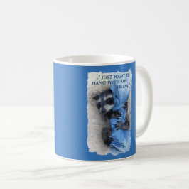 Waschbär  -  Abhängen Kaffeetasse