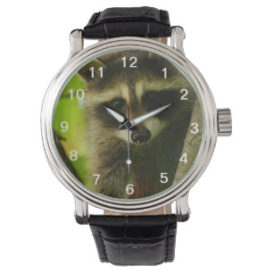 Waschbär Armbanduhr