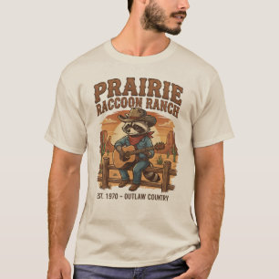 Waschbär-Cowboy-Outlaw-Country-Western-Ästhetik T-Shirt