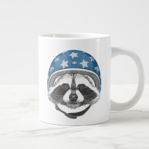 Waschbär Draufgänger Jumbo-Tasse