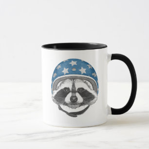 Waschbär-Draufgänger Tasse