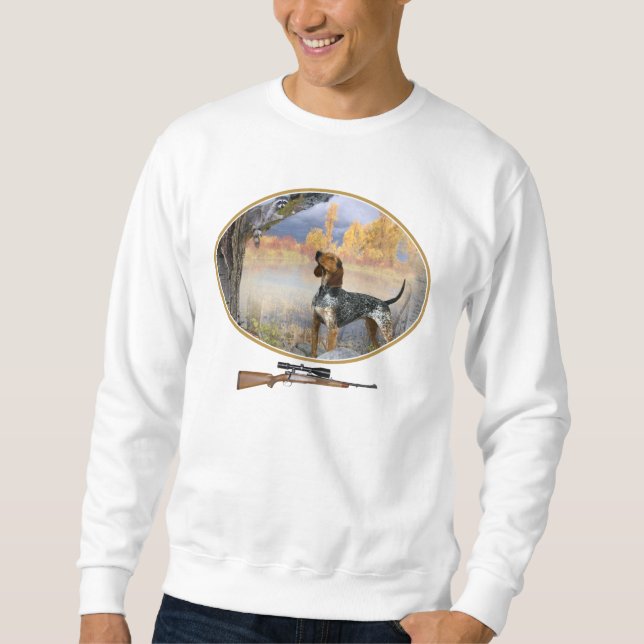 Waschbär herauf ein Baum-Kleid Sweatshirt (Vorderseite)