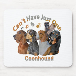 Waschbär-Hund kann gerade ein Kleid und Geschenke Mousepad