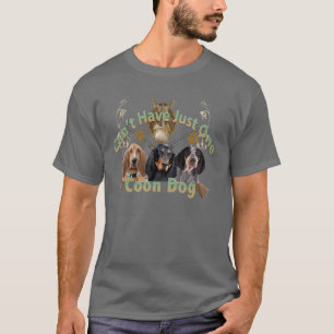 Waschbär-Hund kann gerade ein lässiges Kleid nicht T-Shirt