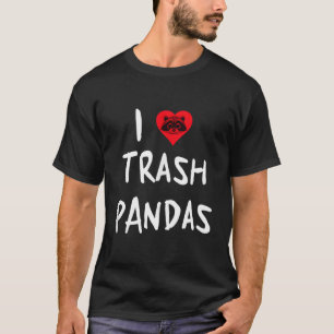 Waschbär Ich liebe Waschbären T-Shirt