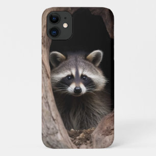Waschbär in Baumhöhle Case-Mate iPhone Hülle