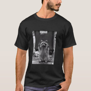 Waschbär Lustiger Waschbär Selfie Müllcontainer Ab T-Shirt