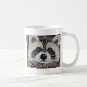 Waschbär-Malerei Tasse