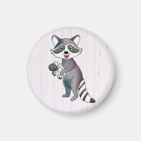 Waschbär mit Schaf