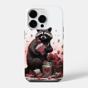 Waschbär-Müll-Poesie Valentinstag iPhone 14 Pro Hülle