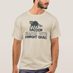 Waschbär-Natur-Nurture-Debatten-Design T-Shirt
