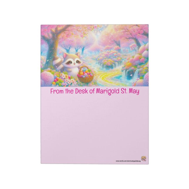 Waschbär Notizblock (Rotiert)