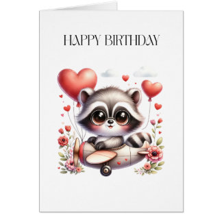 Waschbär-Pilot Geburtstag