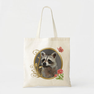 Waschbär-Porträt-Tasche Tragetasche