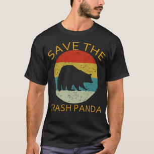 Waschbär rette den Müll-Panda T-Shirt