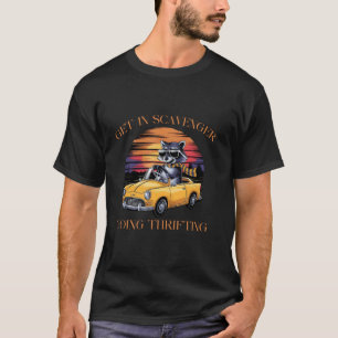 Waschbär steigt beim Plünderer beim Second-Hand-Sh T-Shirt