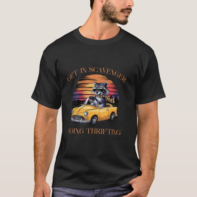Waschbär steigt beim Plünderer beim Second-Hand-Sh T-Shirt (Vorderseite)