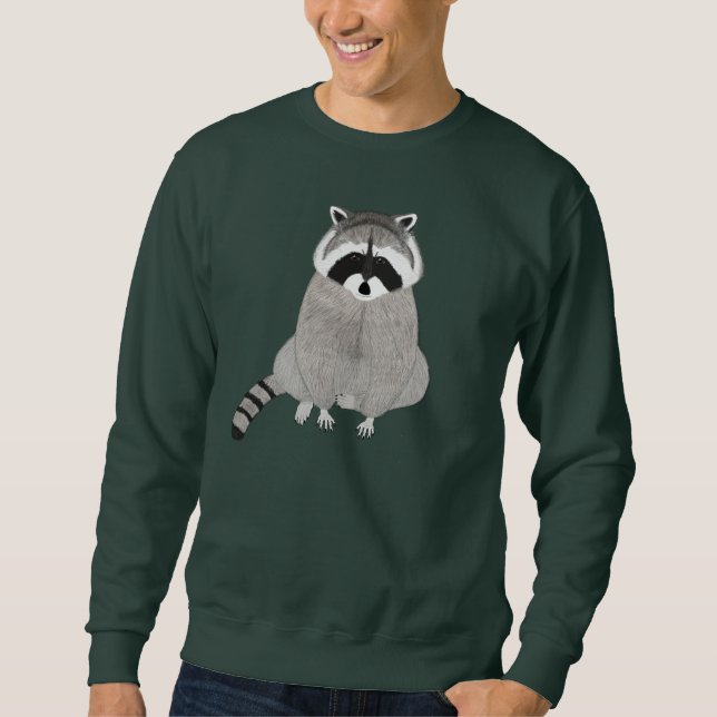 Waschbär-Sweatshirt Sweatshirt (Vorderseite)