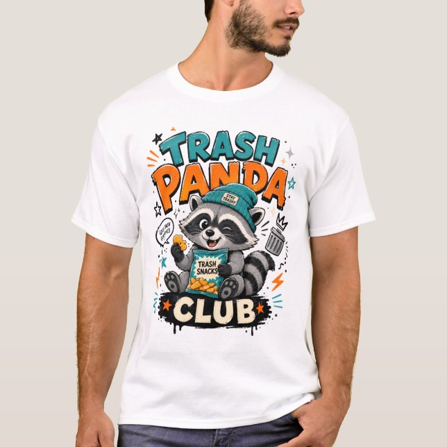 Waschbär  T-Shirt (Vorderseite)