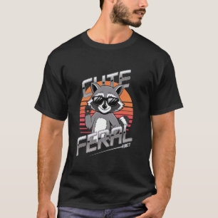 Waschbär Tier Junge Waschbär Kleinkind Kinder Lust T-Shirt