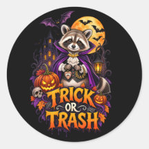 Waschbär Trick or Trash Vampir Halloween