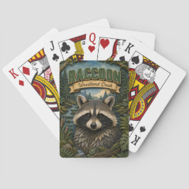 Waschbär-Waldkrebs POPCUT Spielkarten