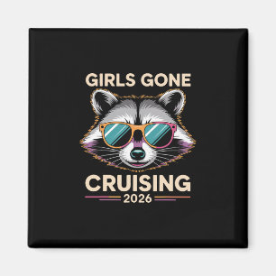 Waschbären-Mädchen auf Kreuzfahrt 2026 Kreuzfahrt Magnet