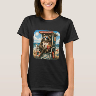 Waschbären-Patrouille Pommes Frites Strand Vintage T-Shirt