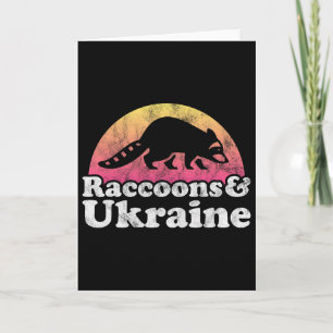 Waschbären und Ukraine Waschbär Karte