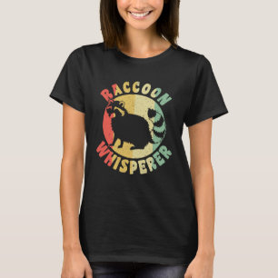 Waschbären Vintage Waschbär-Flüsterer T-Shirt