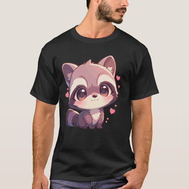 Waschbären Waschbär T-Shirt (Vorderseite)