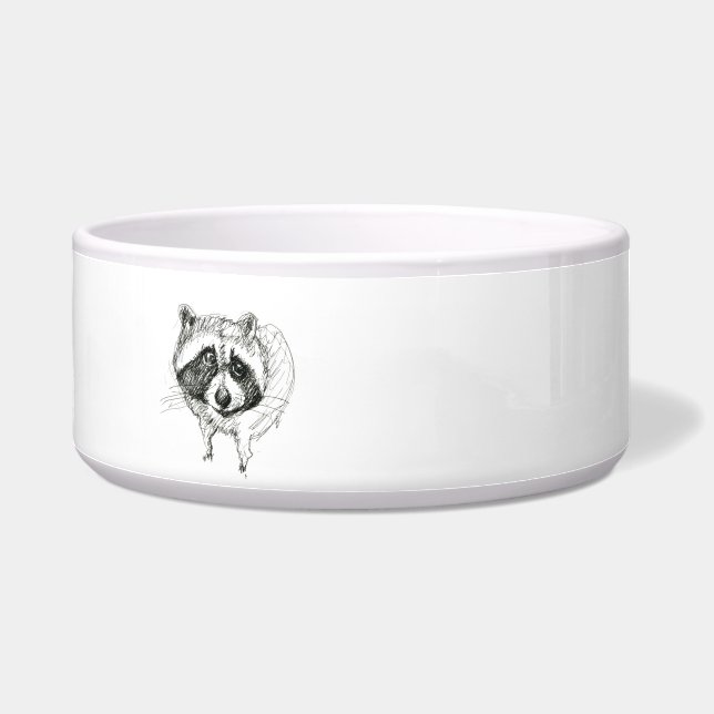 Waschbärwasserschüssel Napf (Links)