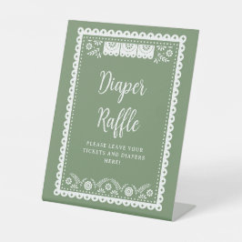 Waschbecken Green Cielito LindoBaby Dusche Windelw Sockelschild