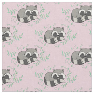 Waschbild-Waschbär-Babyzimmer-Dekor Waldtier Stoff