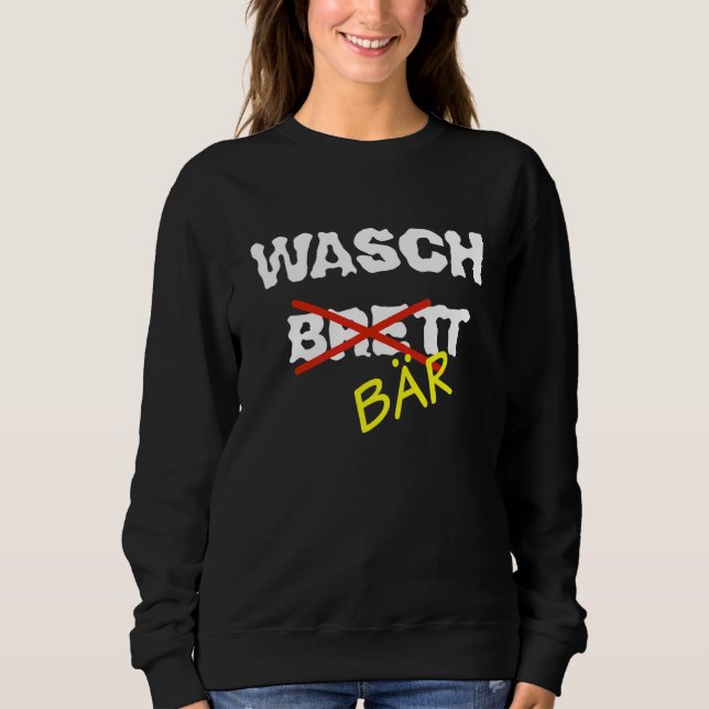 Waschbrett Bar Bekleidung Sweatshirt (Vorderseite)