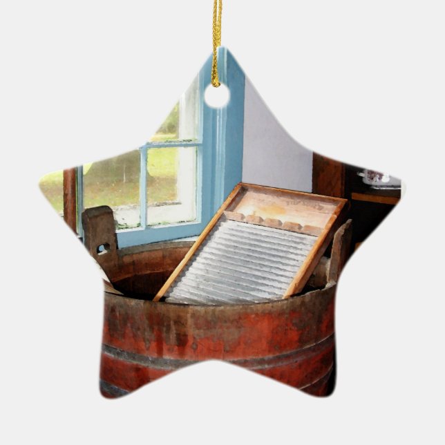 Waschbrett Keramikornament (Vorne)