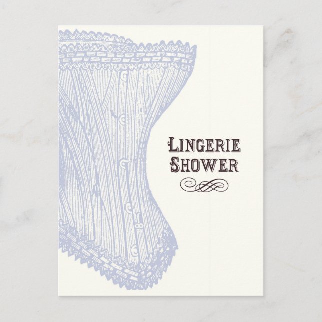 Wäsche Dusche Postkarte (Vorderseite)