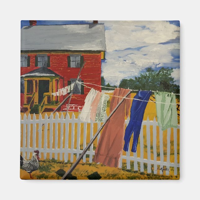 Wäsche Magnet (Vorne)